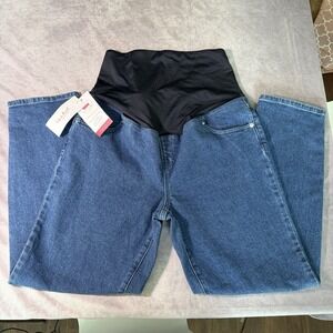 Isabel By Ingrid & Isabel Jeans 10 28" Skinny Maternity Crossover Panel NWT